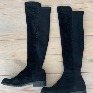 Stuart Weitzman 5050 Black Suede Boot